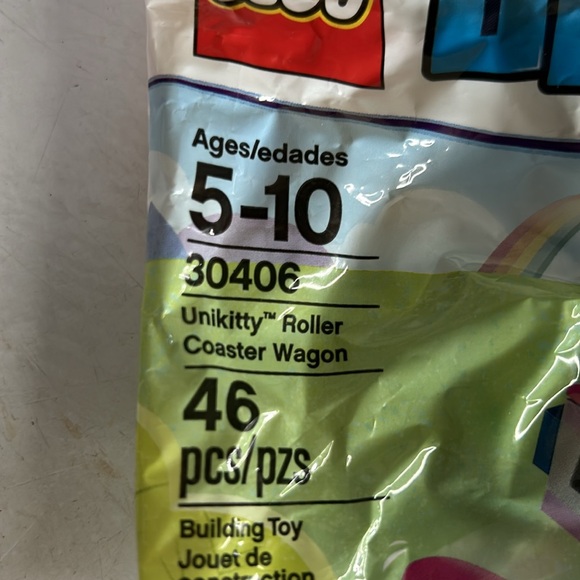 Legos- new in package Lego unikitty roller coaster wagon #30406- 46 pieces - Picture 2 of 2